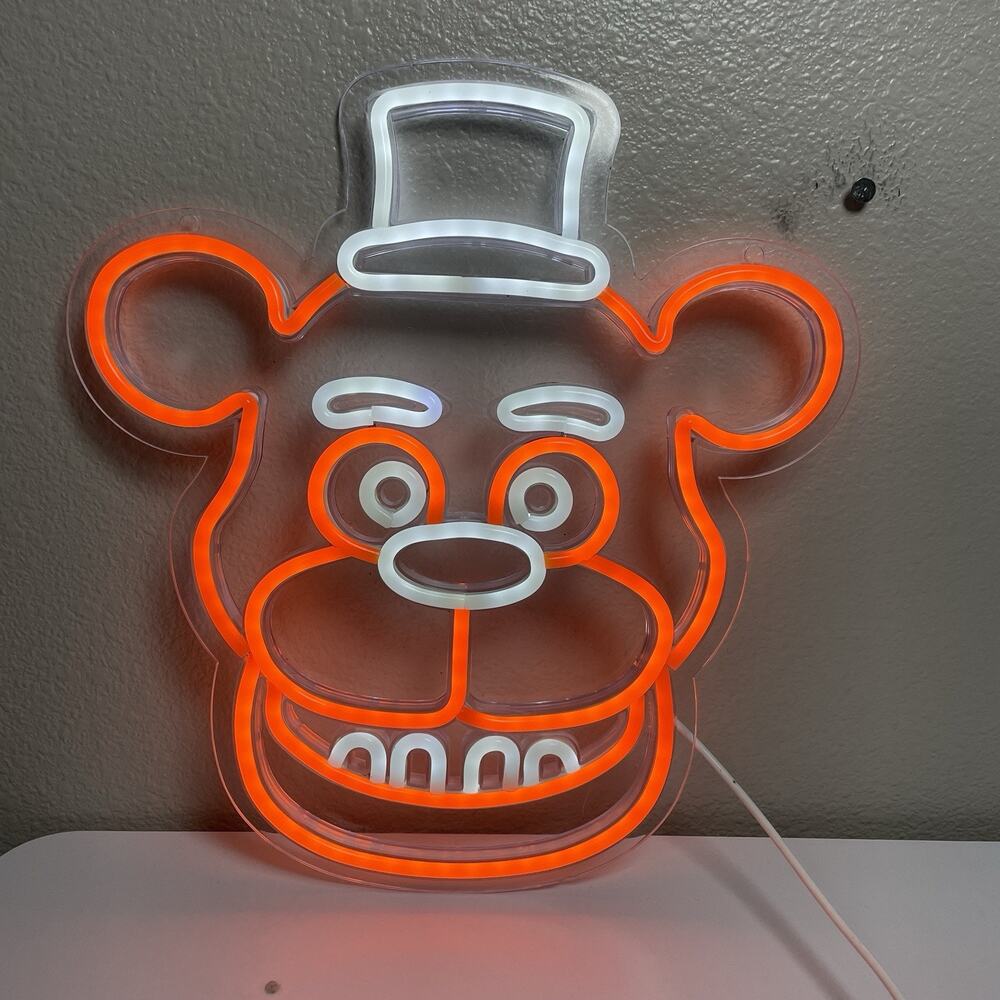 Five Nights at Freddy’s Neon Wall Sign Decor Dimmer